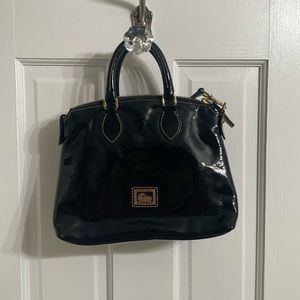 Black patent leather Dooney and Bourke